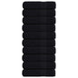Washandjes 10 Stuks Frogn 100% Katoen Zwart