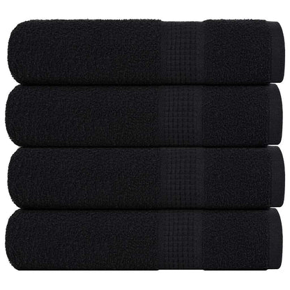 Washandjes 10 Stuks Frogn 100% Katoen Zwart