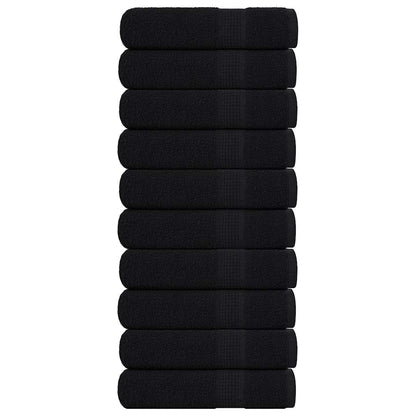 Washandjes 10 Stuks Frogn 100% Katoen Zwart