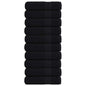 Washandjes 10 Stuks Frogn 100% Katoen Zwart