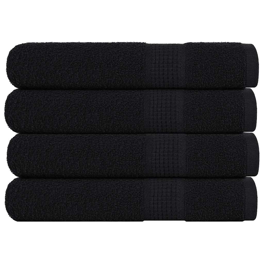 Washandjes 10 Stuks Frogn 100% Katoen Zwart