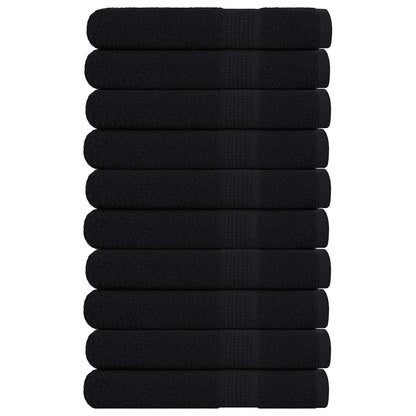 Washandjes 10 Stuks Frogn 100% Katoen Zwart