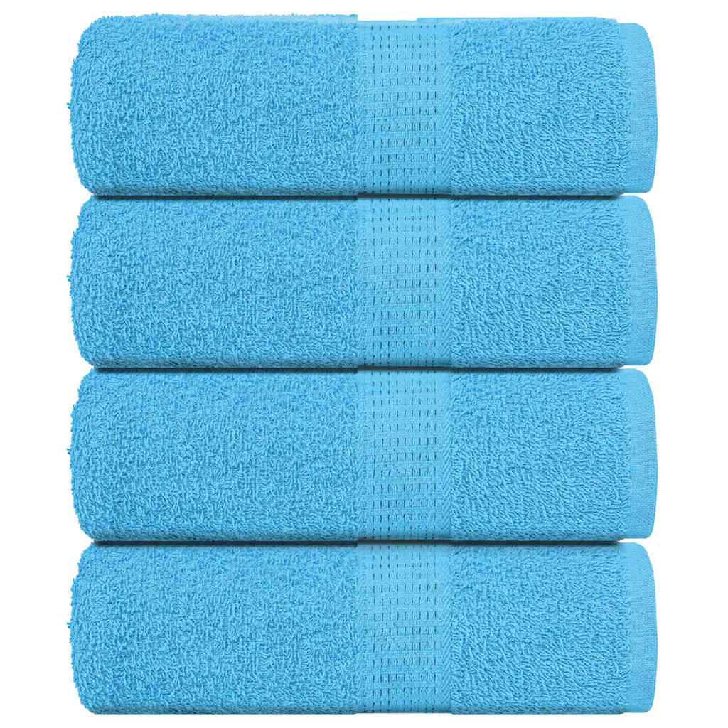 Douchehanddoeken 360 G/M² 100% Katoen Turquoise
