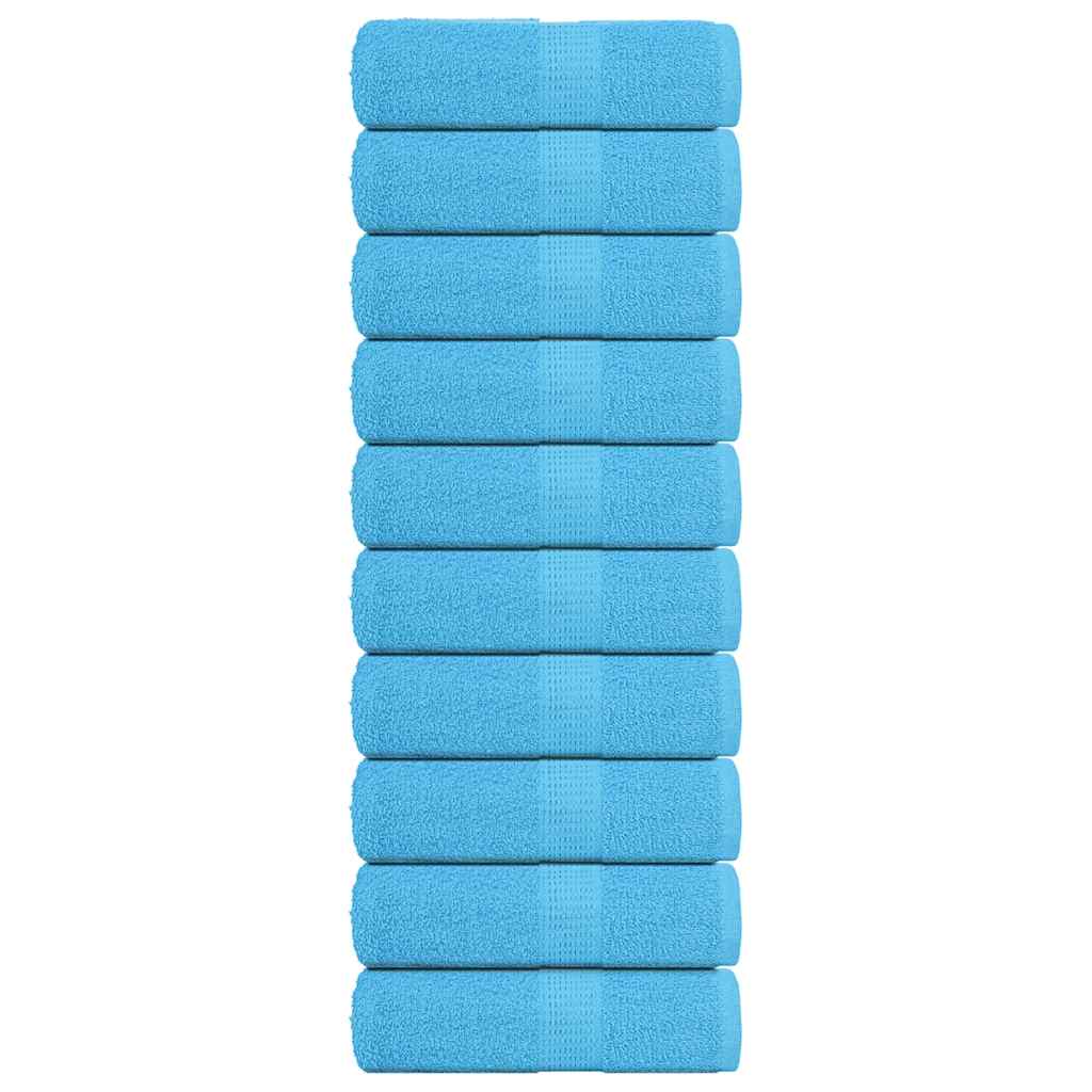 Douchehanddoeken 360 G/M² 100% Katoen Turquoise