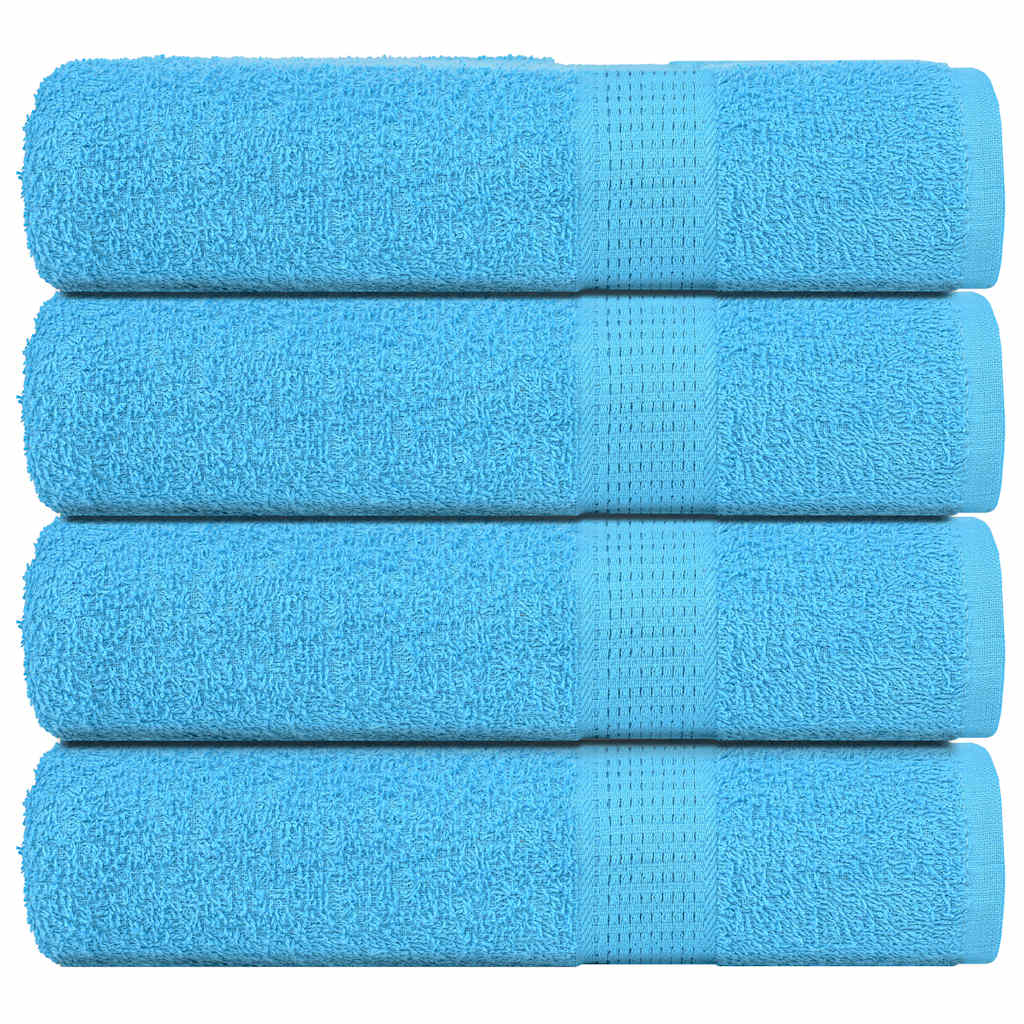 Douchehanddoeken 360 G/M² 100% Katoen Turquoise