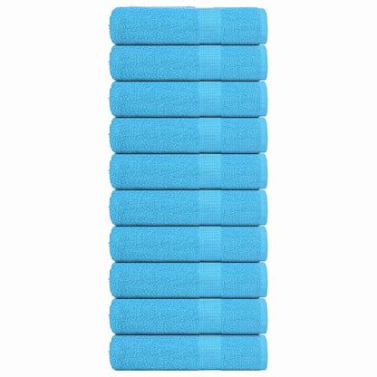 Douchehanddoeken 360 G/M² 100% Katoen Turquoise