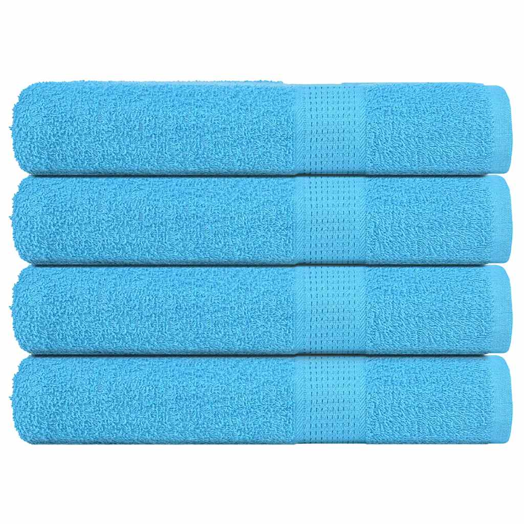 Douchehanddoeken 360 G/M² 100% Katoen Turquoise