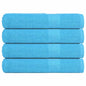 Douchehanddoeken 360 G/M² 100% Katoen Turquoise