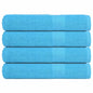 Douchehanddoeken 360 G/M² 100% Katoen Turquoise