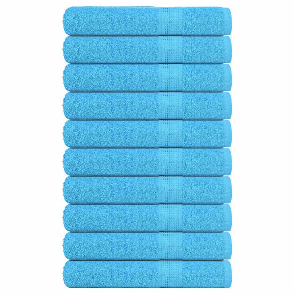 Douchehanddoeken 360 G/M² 100% Katoen Turquoise