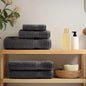 Premium Washandjes Solund 50 Stuks 30X30Cm 600 G/M² Antraciet