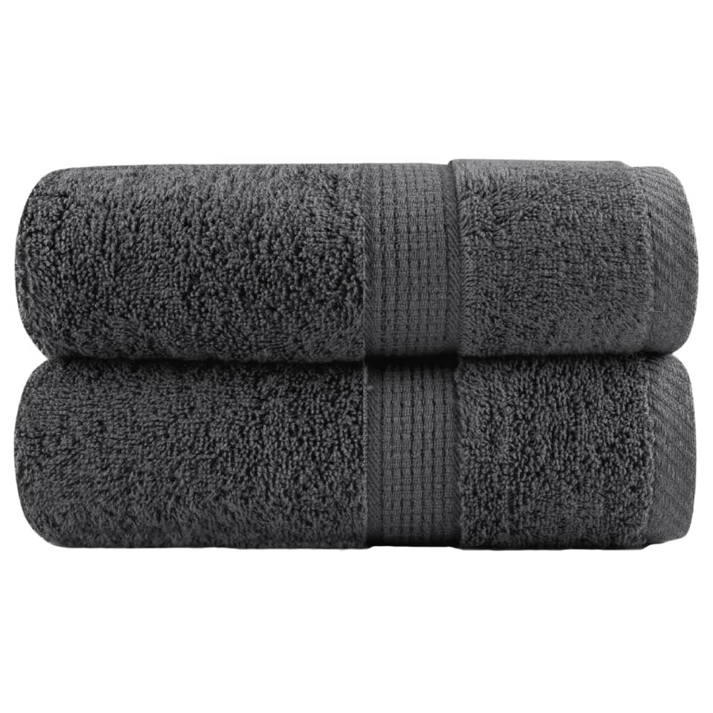 Premium Washandjes Solund 50 Stuks 30X30Cm 600 G/M² Antraciet
