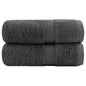 Premium Washandjes Solund 50 Stuks 30X30Cm 600 G/M² Antraciet
