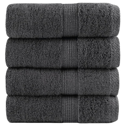 Premium Washandjes Solund 50 Stuks 30X30Cm 600 G/M² Antraciet
