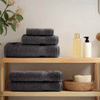 Premium Washandjes Solund 50 Stuks 30X30Cm 600 G/M² Antraciet