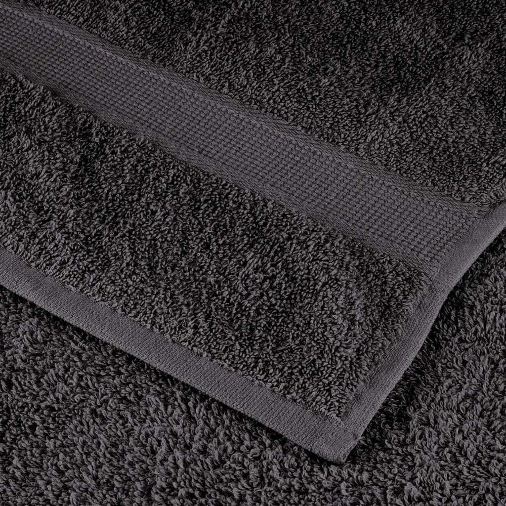 Premium Washandjes Solund 50 Stuks 30X30Cm 600 G/M² Antraciet