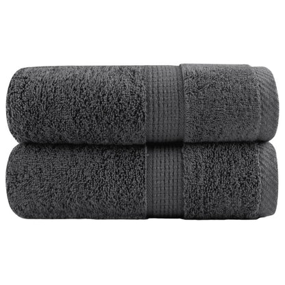 Premium Washandjes Solund 50 Stuks 30X30Cm 600 G/M² Antraciet