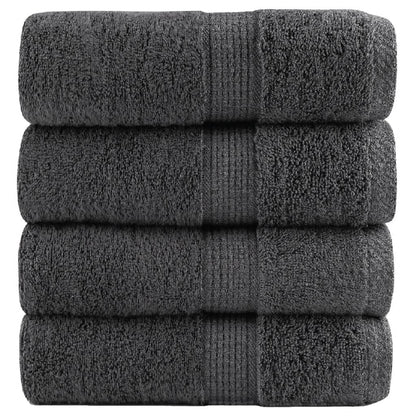 Premium Washandjes Solund 50 Stuks 30X30Cm 600 G/M² Antraciet