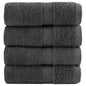 Premium Washandjes Solund 50 Stuks 30X30Cm 600 G/M² Antraciet