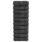 Premium Washandjes Solund 50 Stuks 30X30Cm 600 G/M² Antraciet