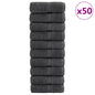 Premium Washandjes Solund 50 Stuks 30X30Cm 600 G/M² Antraciet