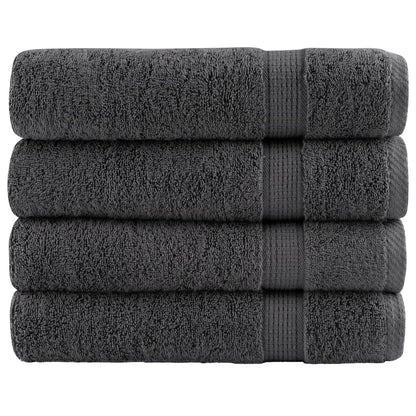 Premium Washandjes Solund 50 Stuks 30X30Cm 600 G/M² Antraciet