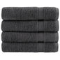 Premium Washandjes Solund 50 Stuks 30X30Cm 600 G/M² Antraciet