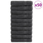 Premium Washandjes Solund 50 Stuks 30X30Cm 600 G/M² Antraciet