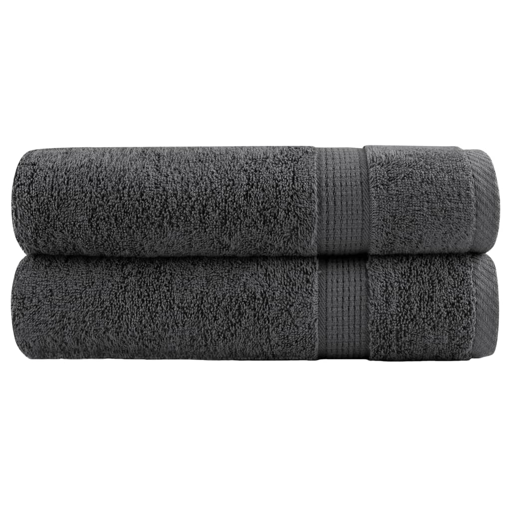 Premium Washandjes Solund 50 Stuks 30X30Cm 600 G/M² Antraciet