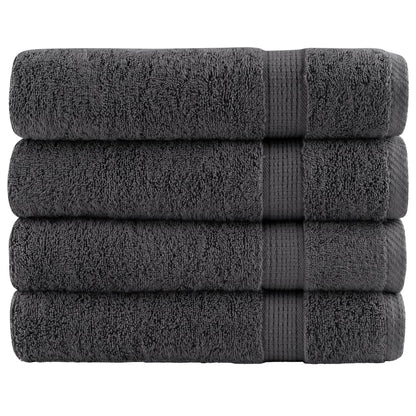 Premium Washandjes Solund 50 Stuks 30X30Cm 600 G/M² Antraciet