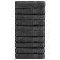 Premium Washandjes Solund 50 Stuks 30X30Cm 600 G/M² Antraciet