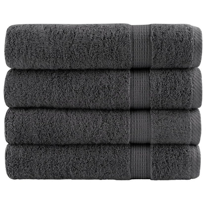 Premium Washandjes Solund 50 Stuks 30X30Cm 600 G/M² Antraciet
