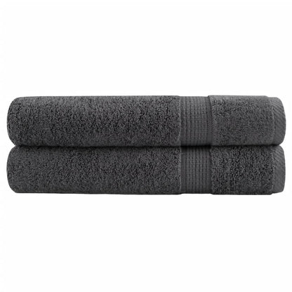 Premium Washandjes Solund 50 Stuks 30X30Cm 600 G/M² Antraciet
