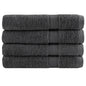 Premium Washandjes Solund 50 Stuks 30X30Cm 600 G/M² Antraciet