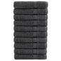 Premium Washandjes Solund 50 Stuks 30X30Cm 600 G/M² Antraciet