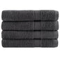 Premium Washandjes Solund 50 Stuks 30X30Cm 600 G/M² Antraciet