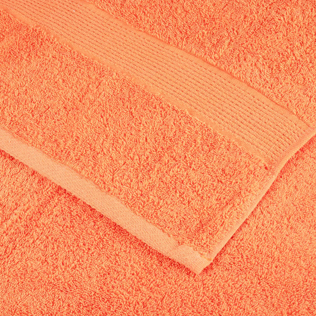 Premium Washandjes Solund 4 Stuks 600 G/M2 Oranje