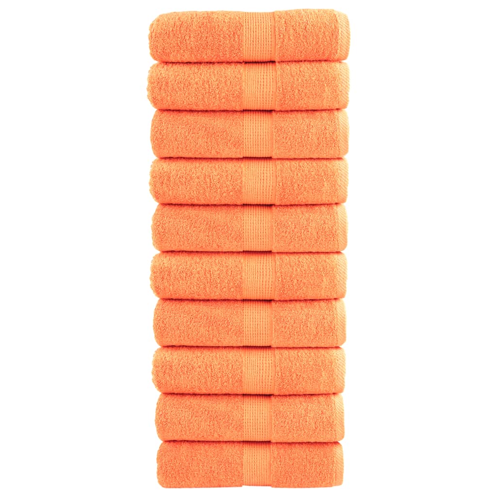 Premium Washandjes Solund 4 Stuks 600 G/M2 Oranje