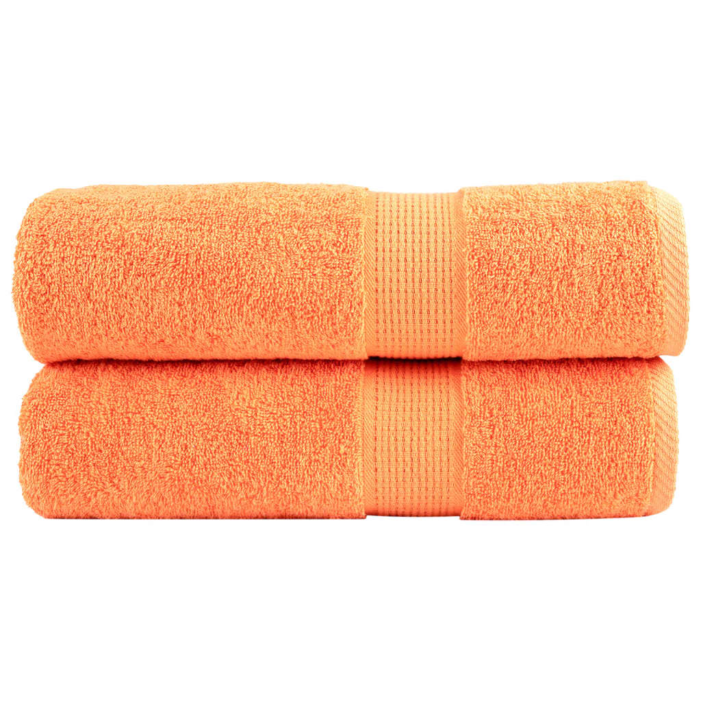 Premium Washandjes Solund 4 Stuks 600 G/M2 Oranje