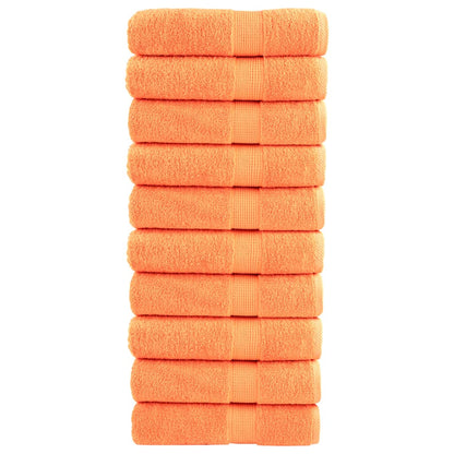 Premium Washandjes Solund 4 Stuks 600 G/M2 Oranje