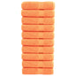 Premium Washandjes Solund 4 Stuks 600 G/M2 Oranje