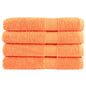 Premium Washandjes Solund 4 Stuks 600 G/M2 Oranje