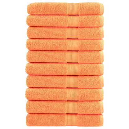 Premium Washandjes Solund 4 Stuks 600 G/M2 Oranje