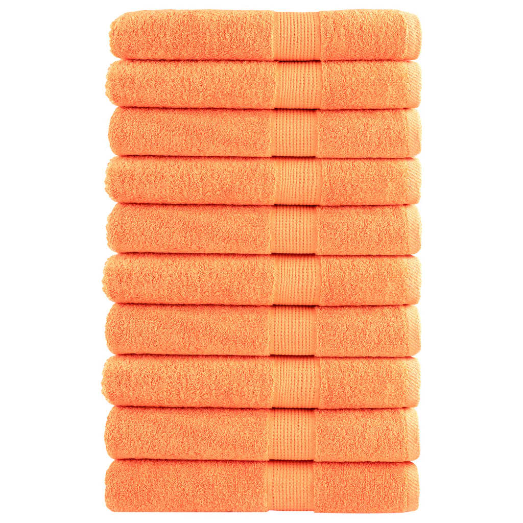 Premium Washandjes Solund 4 Stuks 600 G/M2 Oranje