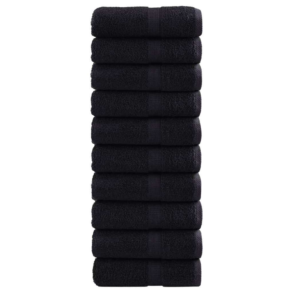 600 Gsm Gastendoeken Solund 50 Pcs Katoen Zwart