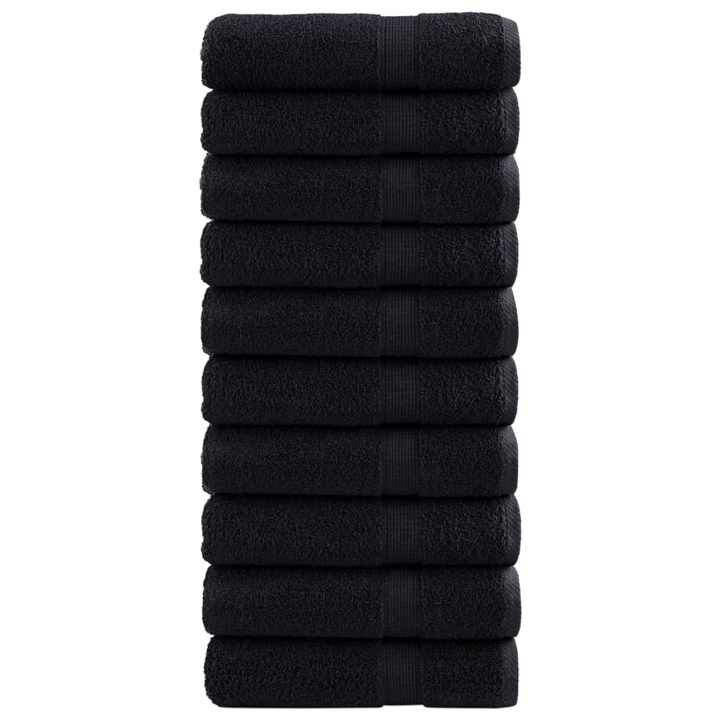 600 Gsm Gastendoeken Solund 50 Pcs Katoen Zwart
