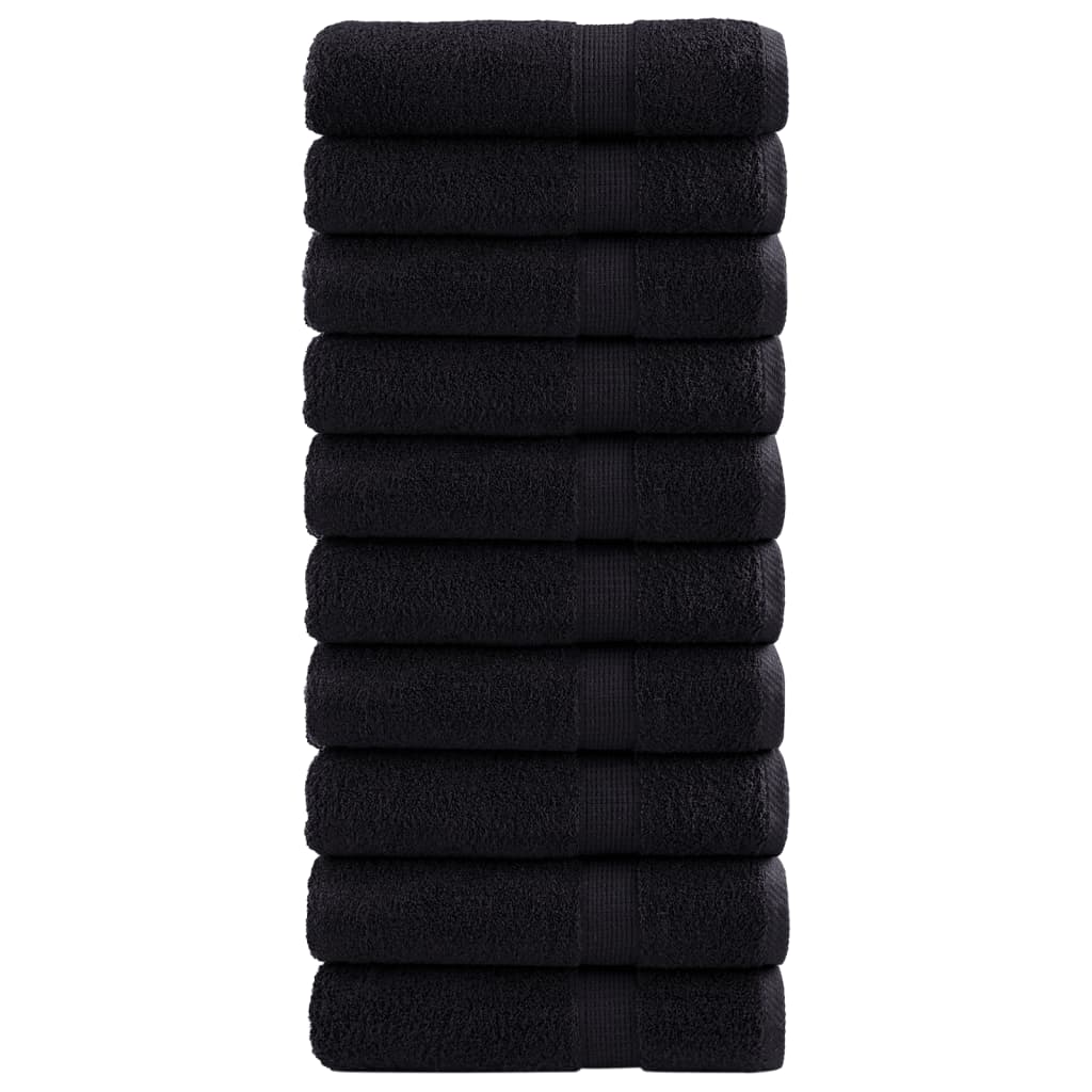 600 Gsm Gastendoeken Solund 50 Pcs Katoen Zwart