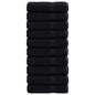 600 Gsm Gastendoeken Solund 50 Pcs Katoen Zwart