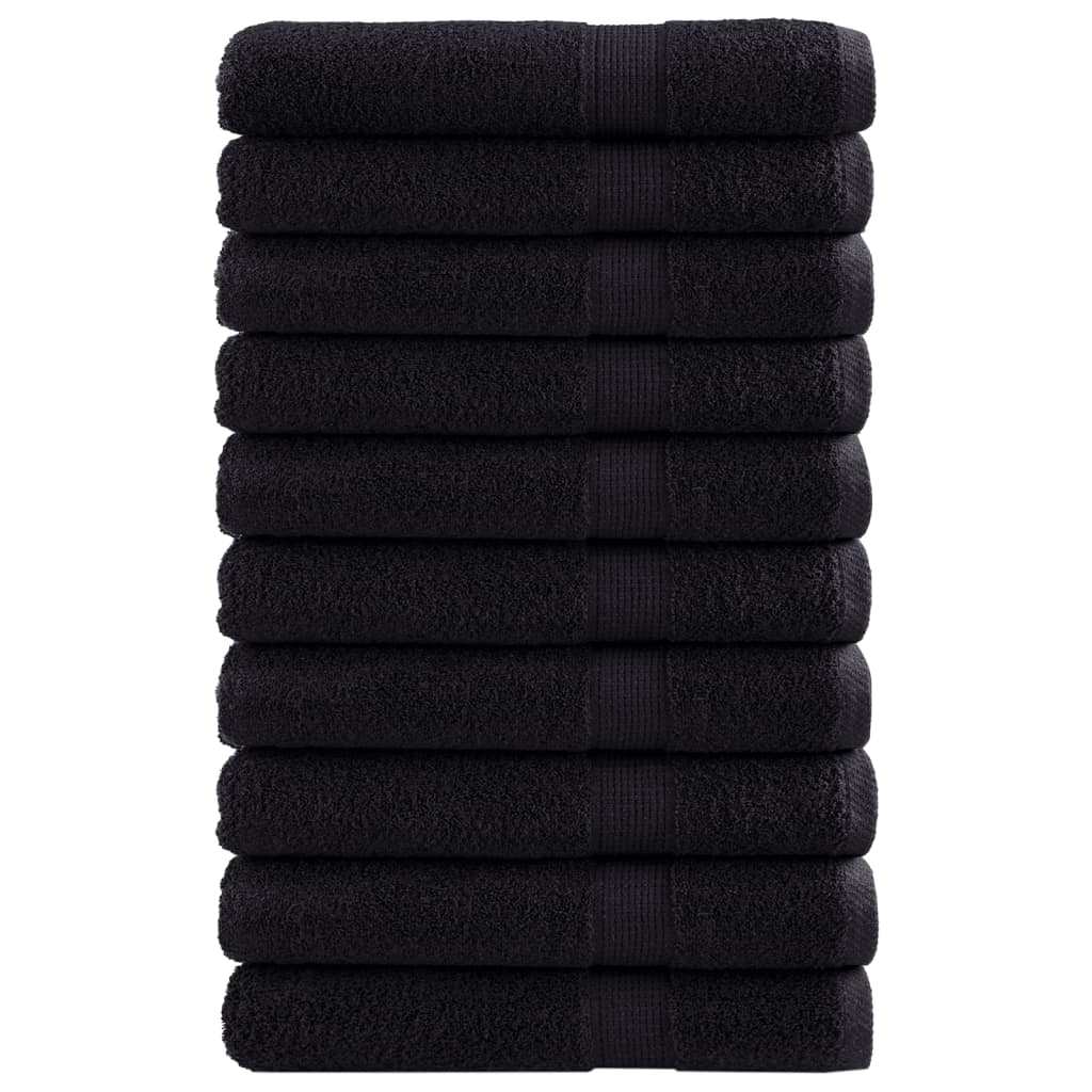 600 Gsm Gastendoeken Solund 50 Pcs Katoen Zwart
