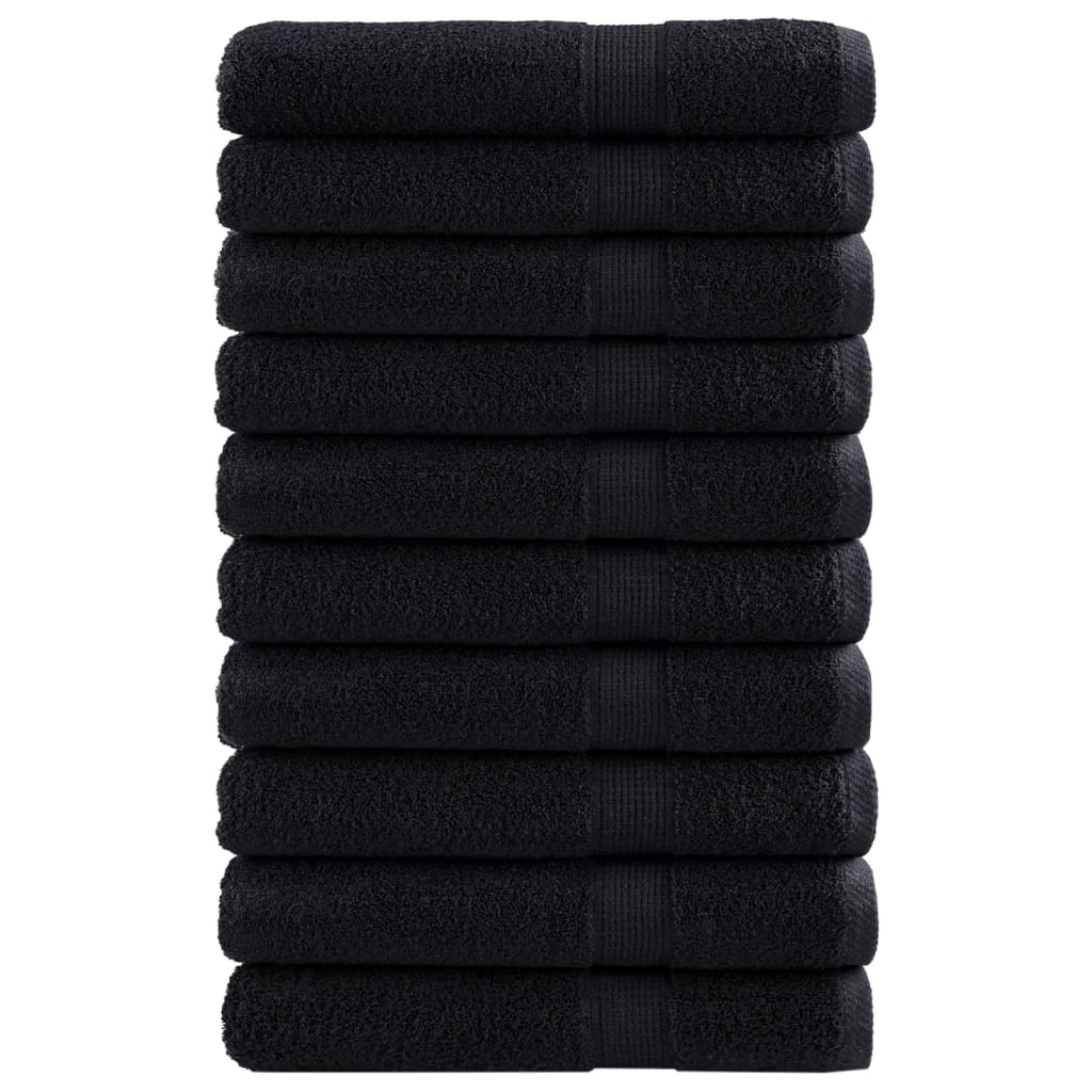 600 Gsm Gastendoeken Solund 50 Pcs Katoen Zwart